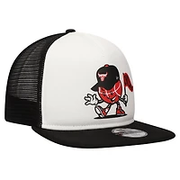 Youth New Era Black Chicago Bulls Court Sport Mascot 9FIFTY Snapback Hat