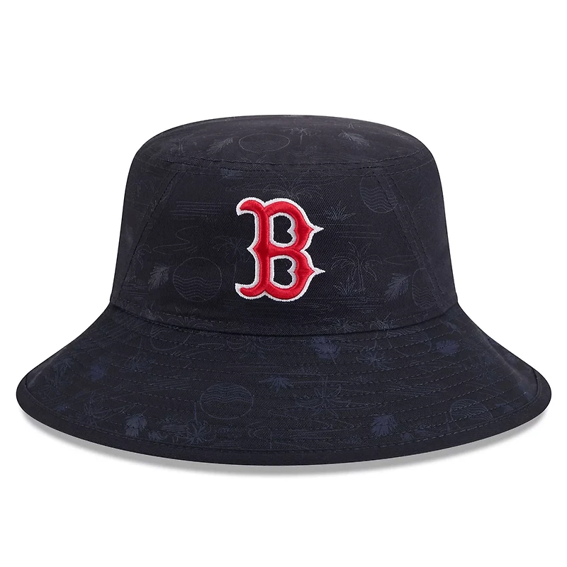 Youth New Era Boston Red Sox 2025 Spring Training All Over Print Bucket Hat