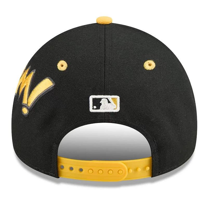 Youth New Era Gold Pittsburgh Pirates 2025 MLB Diamond Hero Edition A-Frame 9FORTY Adjustable Hat