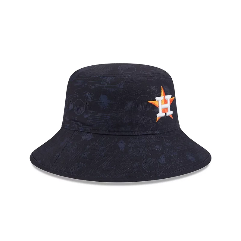 Youth New Era Houston Astros 2025 Spring Training All Over Print Bucket Hat