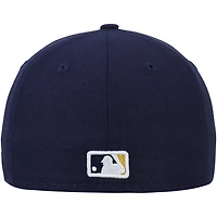 Youth New Era Milwaukee Brewers Authentic Collection On Field 59FIFTY Fitted Hat