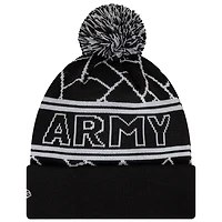 Youth New Era Newcastle United Sport Cuffed Knit Hat with Pom