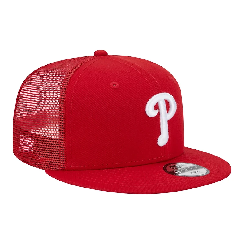Youth New Era Philadelphia Phillies 9FIFTY Trucker Snapback Hat
