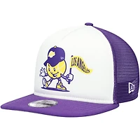 Youth New Era Purple Los Angeles Lakers Court Sport Mascot 9FIFTY Snapback Hat