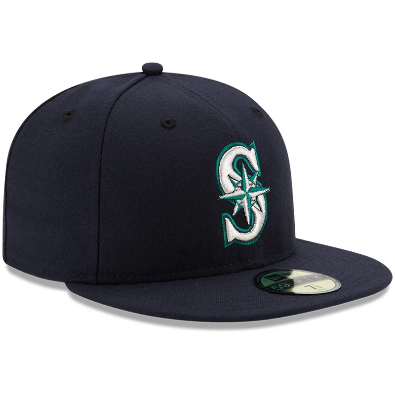 Youth New Era Seattle Mariners Authentic Collection On-Field Game 59FIFTY Fitted Hat