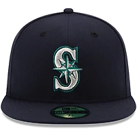 Youth New Era Seattle Mariners Authentic Collection On-Field Game 59FIFTY Fitted Hat