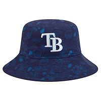 Youth New Era Tampa Bay Rays 2025 Spring Training All Over Print Bucket Hat