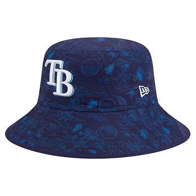 Youth New Era Tampa Bay Rays 2025 Spring Training All Over Print Bucket Hat