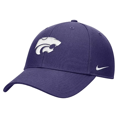 Youth Nike Kansas State Wildcats 2024 Sideline Club Adjustable Hat