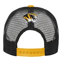 Youth Outerstuff Cream Missouri Tigers Modern Fan Trucker Adjustable Hat