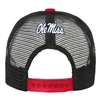 Youth Outerstuff Cream Ole Miss Rebels Modern Fan Trucker Adjustable Hat