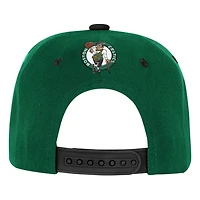Youth Outerstuff Kelly Black Boston Celtics Two-Tone Snapback Hat