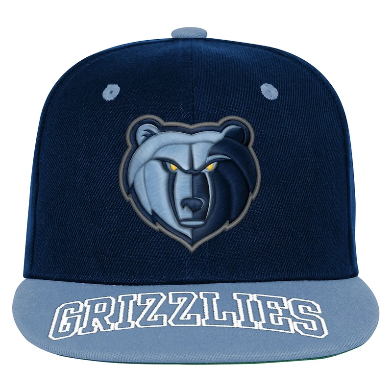 Youth Outerstuff Light Blue Memphis Grizzlies Two-Tone Snapback Hat