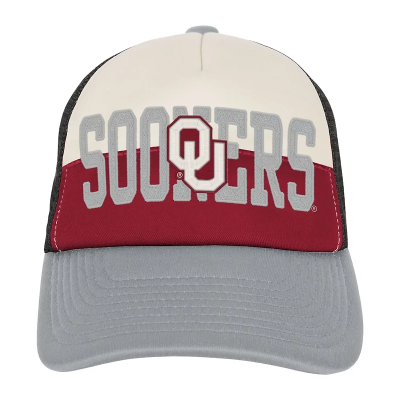 Youth Outerstuff Oklahoma Sooners Modern Fan Trucker Adjustable Hat