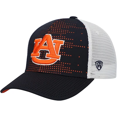 Youth Top of the World White Auburn Tigers Crushed Adjustable Hat