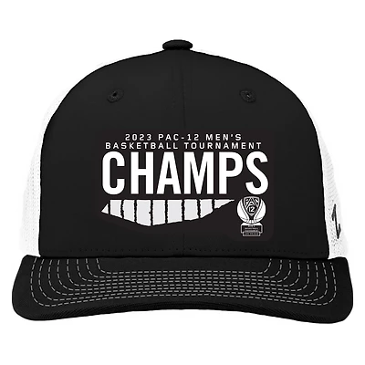 Zephyr Arizona Wildcats 2023 PAC-12 Basketball Conference Tournament Champions Locker Room Adjustable Hat