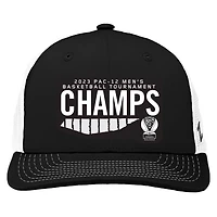 Zephyr Arizona Wildcats 2023 PAC-12 Basketball Conference Tournament Champions Locker Room Adjustable Hat