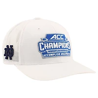 Zephyr Notre Dame Fighting Irish 2024 ACC Women's Basketball Conference Tournament Champions Locker Room Adjustable Trucker Hat