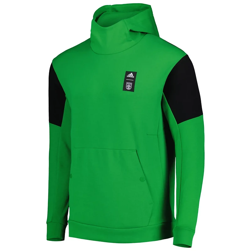 adidas Austin FC 2023 Player Travel Pullover Hoodie