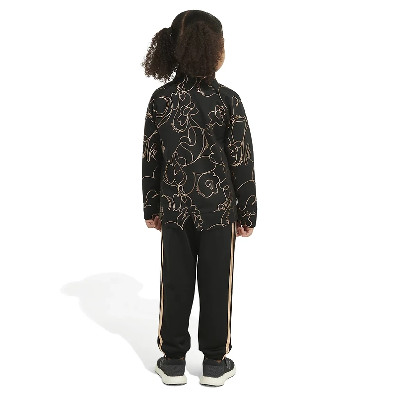 adidas Girls' 2-Piece Printed Glam Tricot Track Set