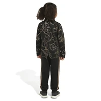 adidas Girls' 2-Piece Printed Glam Tricot Track Set