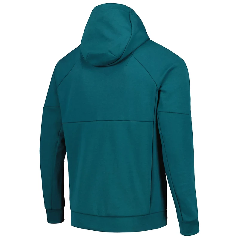 adidas LA Galaxy 2023 Player Travel Pullover Hoodie