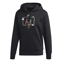 adidas Miami Hurricanes Honoring Excellence Pullover Hoodie