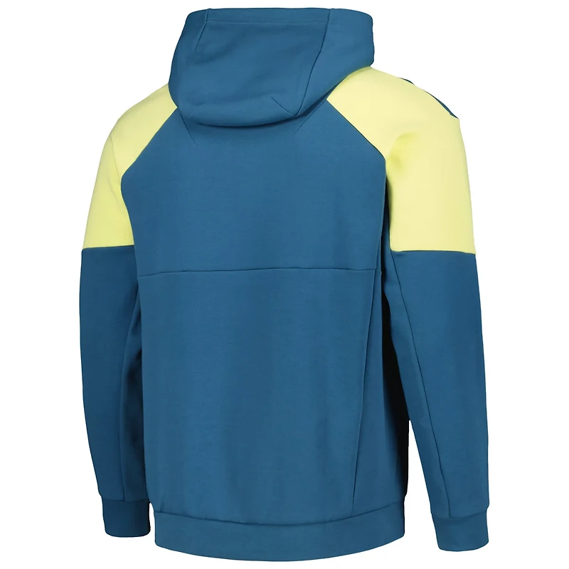 adidas New York Red Bulls 2023 Player Travel Pullover Hoodie