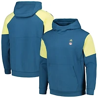 adidas New York Red Bulls 2023 Player Travel Pullover Hoodie