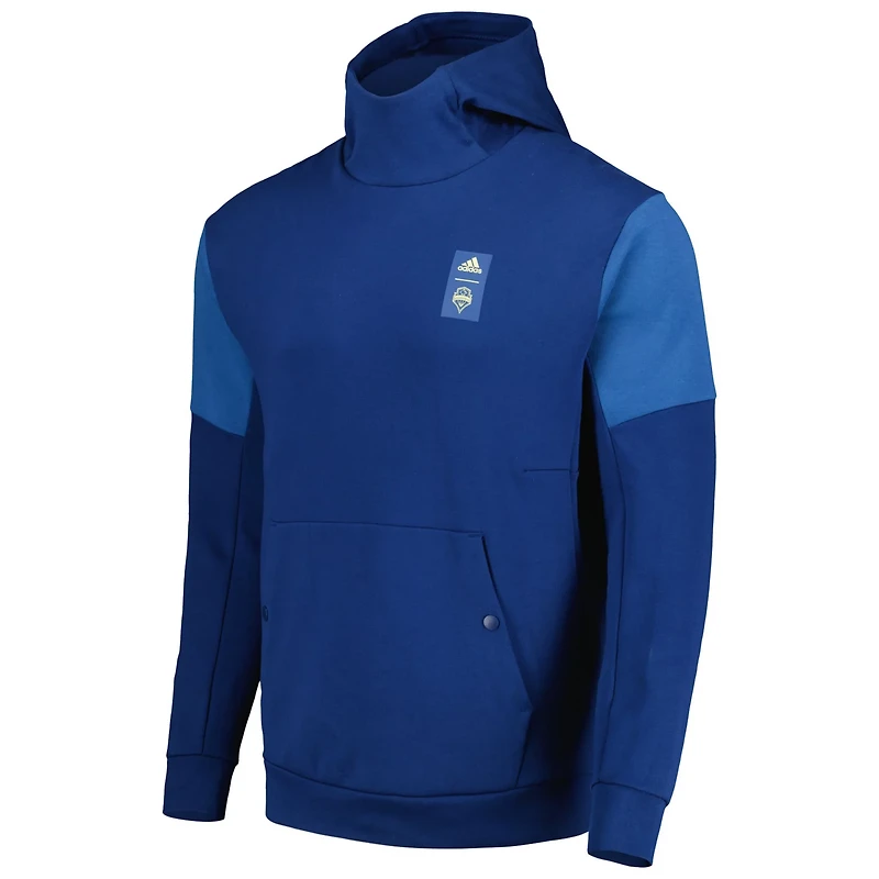 adidas Seattle Sounders FC 2023 Player Travel Pullover Hoodie