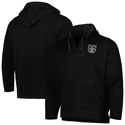 Austin FC Baja Fleece V-Neck Pullover Hoodie