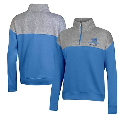 Champion Carolina North Tar Heels Color-Blocked Quarter-Zip Sweatshirt