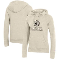 Champion Heathered Georgia Bulldogs College Seal Pullover Hoodie
