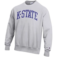 Champion Kansas State Wildcats Arch Reverse Weave Pullover Sweatshirt