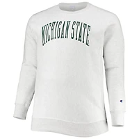 Champion Michigan State Spartans Big  Tall Reverse Weave Fleece Crewneck Pullover Sweatshirt