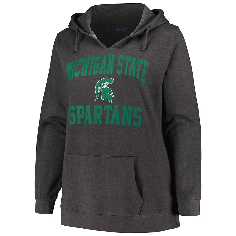 Champion Michigan State Spartans Plus Heart  Soul Notch Neck Pullover