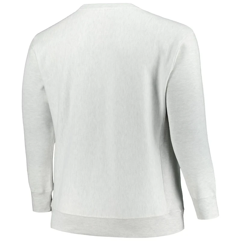 Champion Michigan Wolverines Big  Tall Reverse Weave Fleece Crewneck Pullover Sweatshirt