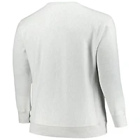 Champion Michigan Wolverines Big  Tall Reverse Weave Fleece Crewneck Pullover Sweatshirt