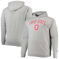 Champion Ohio State Buckeyes Big  Tall Arch Over Logo Powerblend Pullover Hoodie