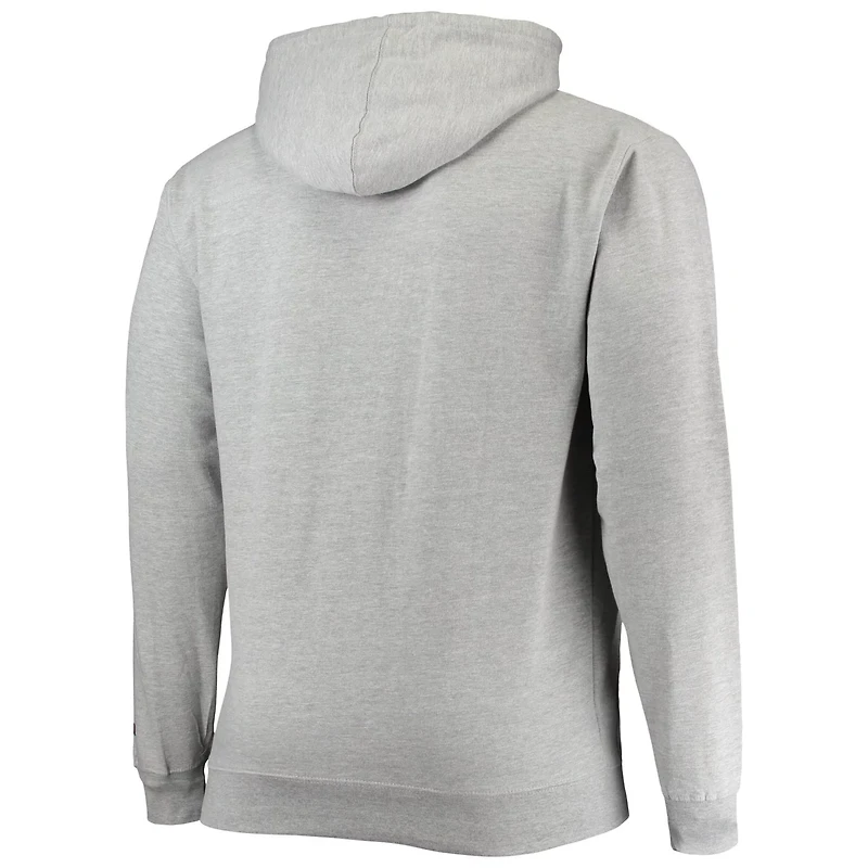 Champion Ohio State Buckeyes Big  Tall Arch Over Logo Powerblend Pullover Hoodie