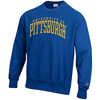 Champion Pitt Panthers Arch Reverse Weave Pullover Sweatshirt