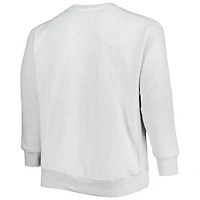 Champion West Virginia Mountaineers Big  Tall Reverse Weave Fleece Crewneck Pullover Sweatshirt