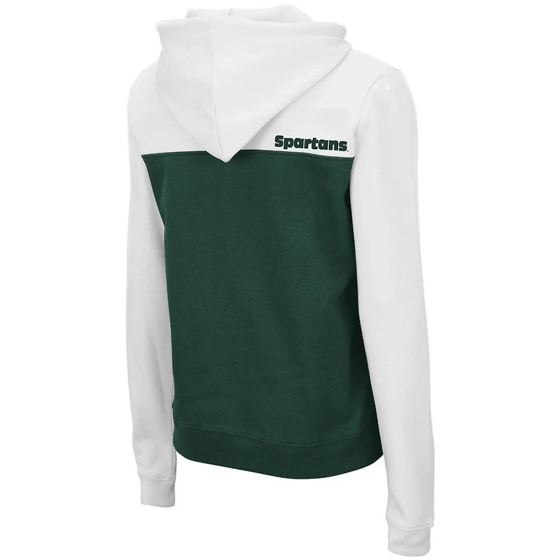 Colosseum /Green Michigan State Spartans Aidan Lightweight Half-Zip Hoodie