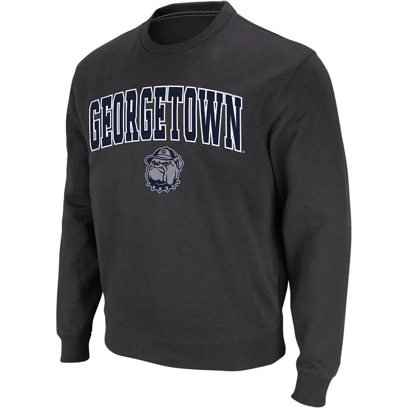 Colosseum Georgetown Hoyas Arch  Logo Crew Neck Sweatshirt