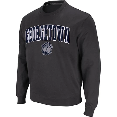 Colosseum Georgetown Hoyas Arch  Logo Crew Neck Sweatshirt