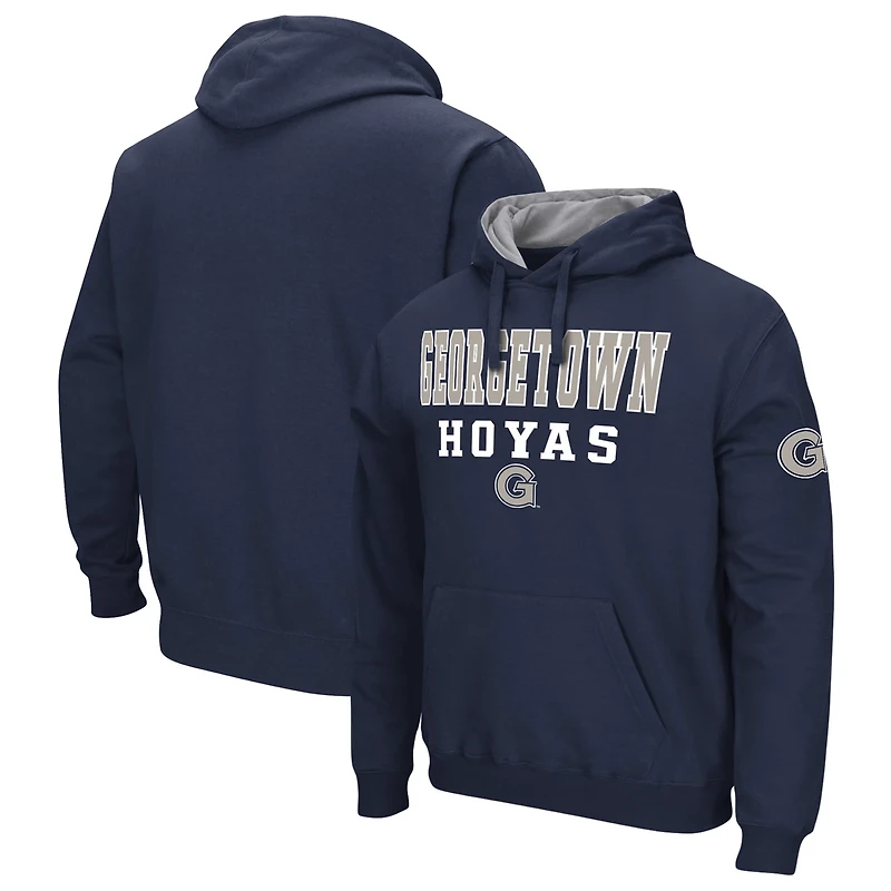 Colosseum Georgetown Hoyas Sunrise Pullover Hoodie