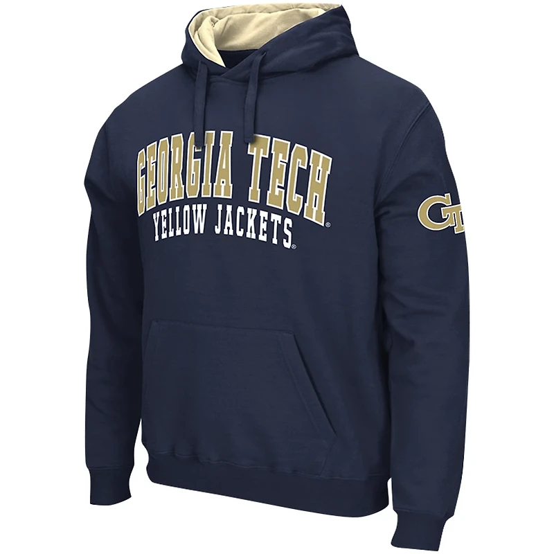 Colosseum Georgia Tech Yellow Jackets Double Arch Pullover Hoodie