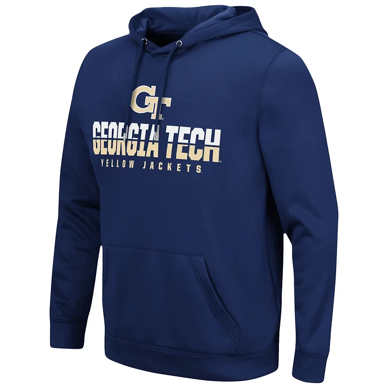 Colosseum Georgia Tech Yellow Jackets Lantern Pullover Hoodie