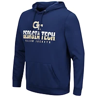 Colosseum Georgia Tech Yellow Jackets Lantern Pullover Hoodie