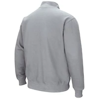 Colosseum Heathered Gray UCF Knights Tortugas Team Logo Quarter-Zip Jacket